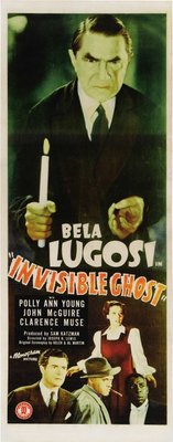 Invisible Ghost movie poster (1941) canvas poster