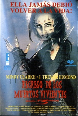 Return of the Living Dead III movie poster (1993) metal framed poster