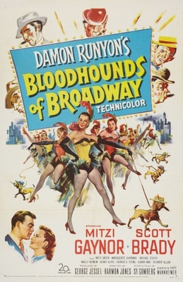 Bloodhounds of Broadway movie poster (1952) poster