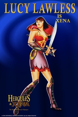 Hercules and Xena - The Animated Movie: The Battle for Mount Olympus movie posters (1998) wood print