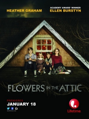 Flowers in the Attic movie poster (2014) wood print