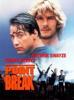 Point Break movie poster (1991) wooden framed poster