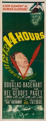 Fourteen Hours movie poster (1951) sweatshirt