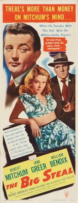 The Big Steal movie poster (1949) metal framed poster