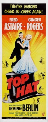 Top Hat movie poster (1935) wood print