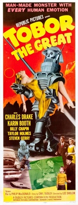 Tobor the Great movie poster (1954) Stickers MOV_15e5707f