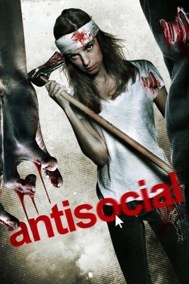 Antisocial movie poster (2013) pillow