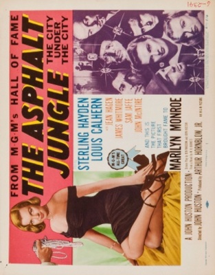 The Asphalt Jungle movie poster (1950) wooden framed poster