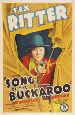 Song of the Buckaroo movie poster (1938) metal framed poster