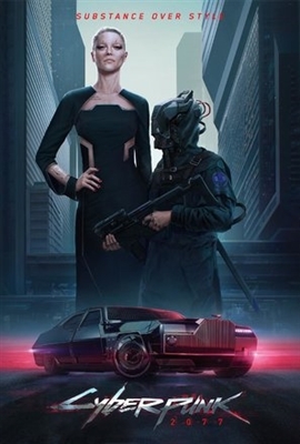 Cyberpunk 2077 movie posters (0) wood print