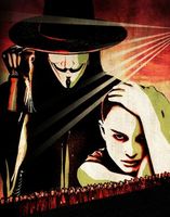 V For Vendetta movie poster (2005) Longsleeve T-shirt #655269