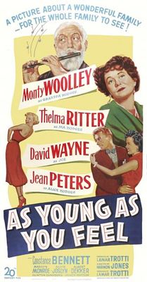 As Young as You Feel movie poster (1951) pillow