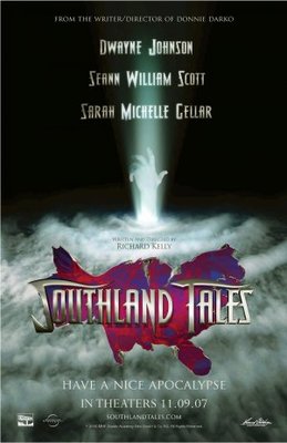 Southland Tales movie poster (2006) metal framed poster