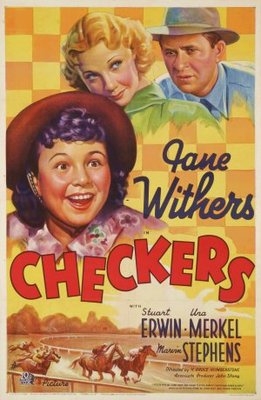 Checkers movie poster (1937) poster with hanger