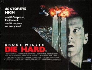 Die Hard movie posters (1988) metal framed poster