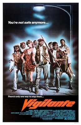 Vigilante movie posters (1983) wood print