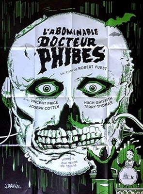 The Abominable Dr. Phibes movie posters (1971) metal framed poster