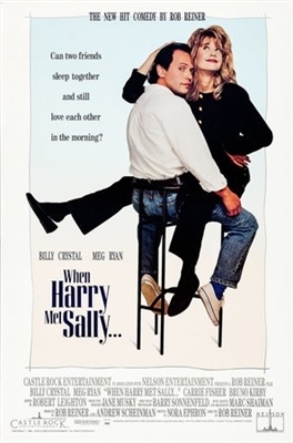 When Harry Met Sally... movie posters (1989) wood print