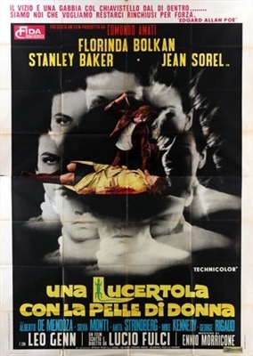 Una lucertola con la pelle di donna movie posters (1971) poster with hanger