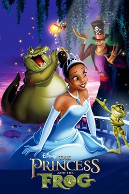 The Princess and the Frog movie posters (2009) wooden framed poster