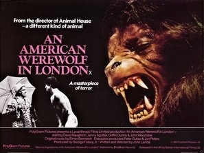 An American Werewolf in London movie posters (1981) t-shirt