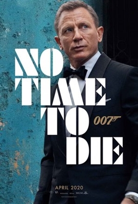 No Time To Die movie posters (2020) wood print