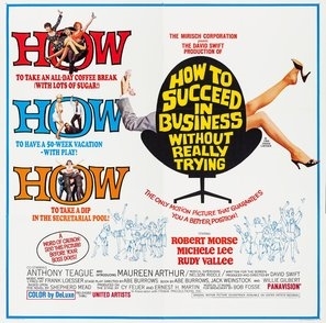 How to Succeed in Business Without Really Trying movie posters (1967) wood print