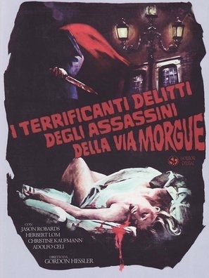Murders in the Rue Morgue movie posters (1971) tote bag