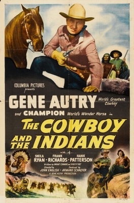 The Cowboy and the Indians movie poster (1949) wooden framed poster