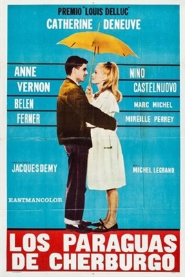 Les parapluies de Cherbourg movie posters (1964) wooden framed poster