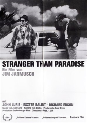 Stranger Than Paradise movie posters (1984) t-shirt