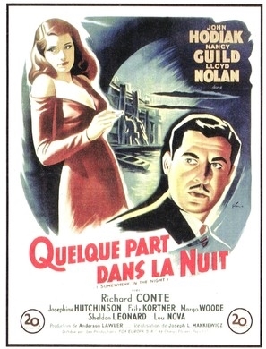 Somewhere in the Night movie posters (1946) sweatshirt