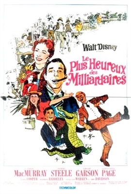 The Happiest Millionaire movie posters (1967) puzzle MOV_1659341