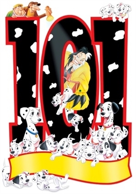 One Hundred and One Dalmatians movie posters (1961) canvas poster