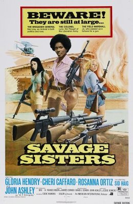 Savage Sisters movie poster (1974) puzzle MOV_16609765