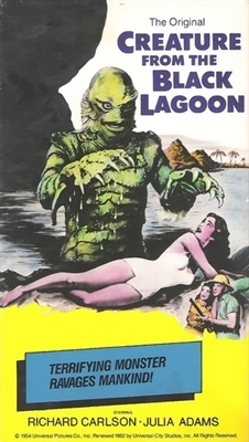 Creature from the Black Lagoon movie posters (1954) poster with hanger