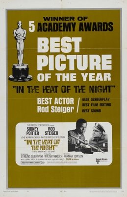 In the Heat of the Night movie poster (1967) canvas poster