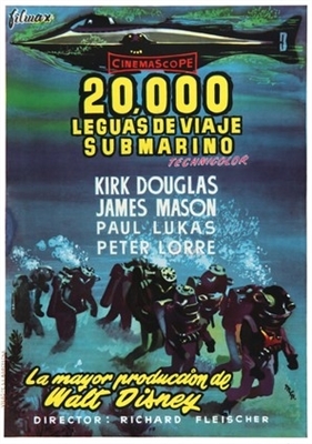20000 Leagues Under the Sea movie posters (1954) poster