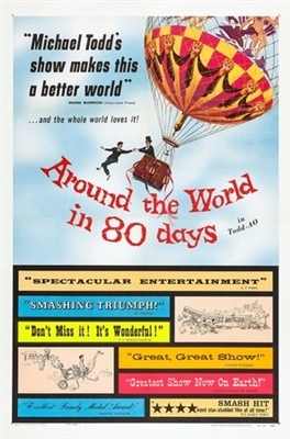 Around the World in Eighty Days movie posters (1956) sweatshirt