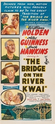 The Bridge on the River Kwai movie posters (1957) wood print