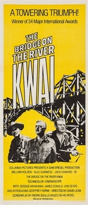 The Bridge on the River Kwai movie posters (1957) metal framed poster