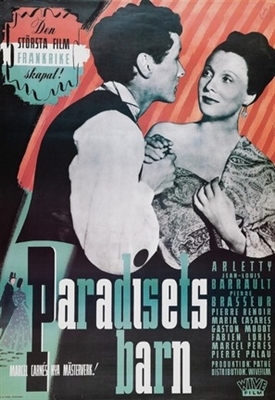 Les enfants du paradis movie posters (1945) pillow
