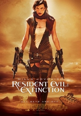 Resident Evil: Extinction movie posters (2007) tote bag