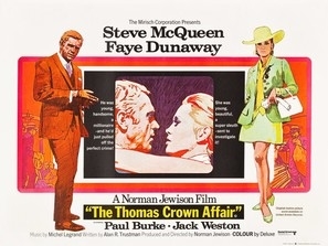 The Thomas Crown Affair movie posters (1968) canvas poster