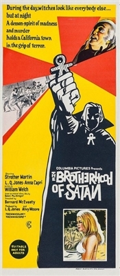 The Brotherhood of Satan movie posters (1971) pillow
