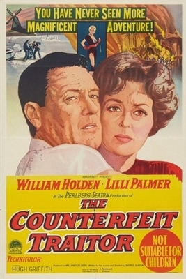 The Counterfeit Traitor movie posters (1962) wooden framed poster