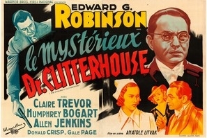 The Amazing Dr. Clitterhouse movie posters (1938) pillow