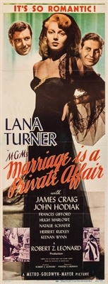 Marriage Is a Private Affair movie posters (1944) t-shirt