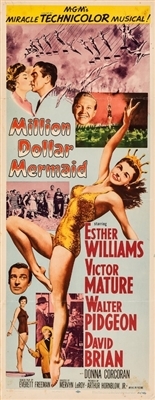 Million Dollar Mermaid movie posters (1952) canvas poster