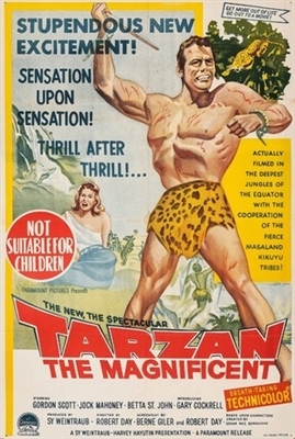Tarzan the Magnificent movie posters (1960) canvas poster